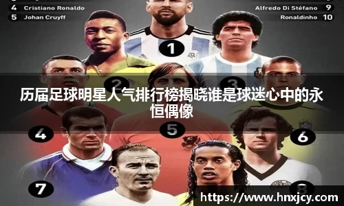 历届足球明星人气排行榜揭晓谁是球迷心中的永恒偶像
